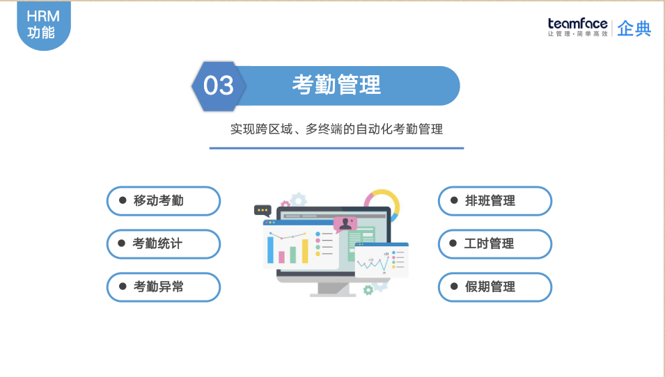 請假銷假管理，考勤管理